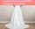 abnehmbare Brautkleid Schleppe zum Brautkleid